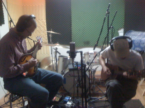 Court and Brian on Mandolin and Ukulele